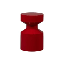 WOOOD Bijzettafel Ferry Rood - Ø 30 cm