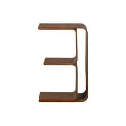 WOOOD Bijzettafel Frey Bruin - 60x32 cm