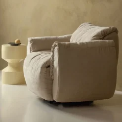 WOOOD Bijzettafel Hidde Geel - Ø 30 cm