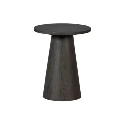 WOOOD Bijzettafel Maan Donkerbruin - Ø 40 cm