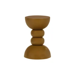 WOOOD Bijzettafel Miel Honinggeel - Ø 35 cm