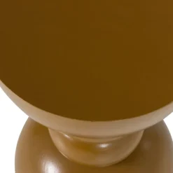 WOOOD Bijzettafel Miel Honinggeel - Ø 35 cm