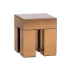 WOOOD Bijzettafel Mirrox Bruin - 45x45 cm
