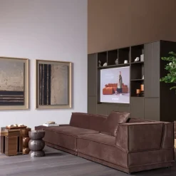 WOOOD Bijzettafel Mirrox Bruin - 45x45 cm