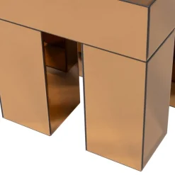 WOOOD Bijzettafel Mirrox Bruin - 45x45 cm