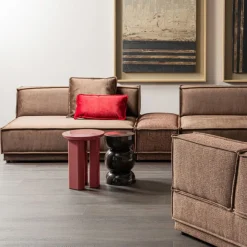 WOOOD Bijzettafel Orivo Rood / Roze - Ø 40 cm