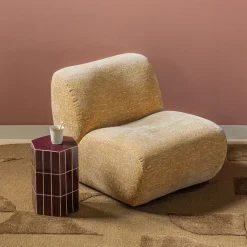 WOOOD Bijzettafel Plu Paars - 30x26 cm