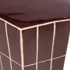 WOOOD Bijzettafel Plu Paars - 30x26 cm