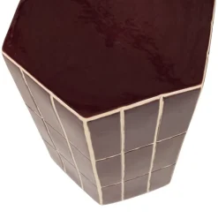 WOOOD Bijzettafel Plu Paars - 30x26 cm