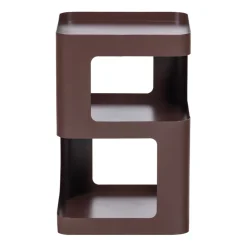 WOOOD Bijzettafel Riv Paars / Bruin - 35x35 cm