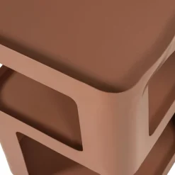 WOOOD Bijzettafel Riv Zalmroze - 35x35 cm