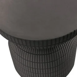 WOOOD Bijzettafel Samson Donkerbruin - Ø 37 cm