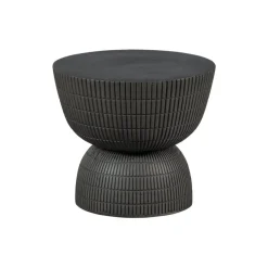 WOOOD Bijzettafel Samson Donkerbruin - Ø 40 cm