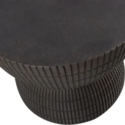 WOOOD Bijzettafel Samson Donkerbruin - Ø 40 cm