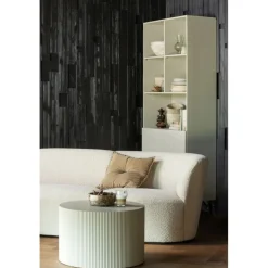 WOOOD Bijzettafel Sanne Beige - Ø 60 cm