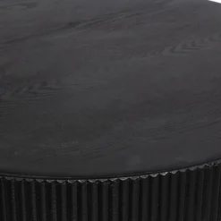 WOOOD Bijzettafel Sanne Zwart - Ø 60 cm