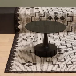 WOOOD Bijzettafel Soya Zwart - Ø 60 cm