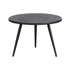 WOOOD Bijzettafel Suze Zwart - set 2 stuks