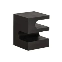 WOOOD Bijzettafel Toma Zwart - 40x40 cm