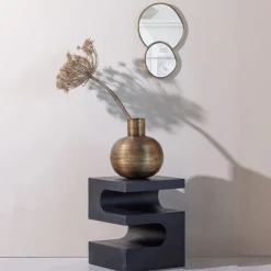 WOOOD Bijzettafel Toma Zwart - 40x40 cm