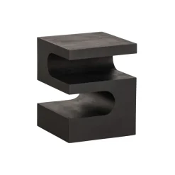 WOOOD Bijzettafel Toma Zwart - 40x40 cm