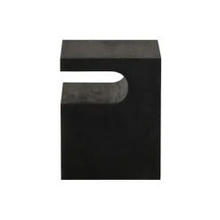 WOOOD Bijzettafel Toma Zwart - 40x40 cm