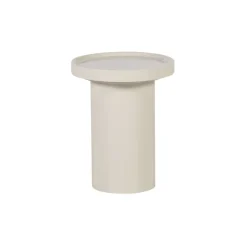 WOOOD Bijzettafel Veluna Zand - Ø 40 cm