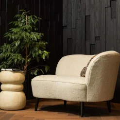 WOOOD Bijzettafel Yvo Naturel - 37x35 cm