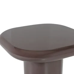 WOOOD Bijzettafel Zava Donkerbruin - Ø 50 cm