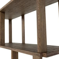 WOOOD Boekenkast Riss Bruin - 90x186x30 cm