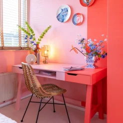 WOOOD Bureau Nikki Wit - 140x75x62 cm