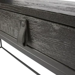 WOOOD Bureau Silas Zwart - 140x75x44 cm