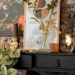 WOOOD Bureau Silas Zwart - 140x75x44 cm