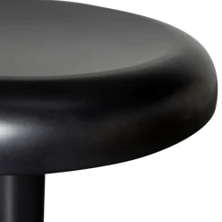 WOOOD Draaibare Barkruk Isaac Zwart