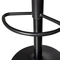 WOOOD Draaibare Barkruk Isaac Zwart