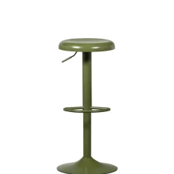 WOOOD Draaibare Barkruk Isaac Groen