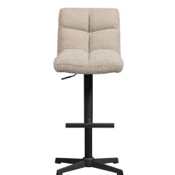 WOOOD Draaibare Barkruk Vinny Beige