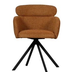 WOOOD Draaibare Eetkamerstoel Fenne Oranje