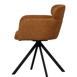 WOOOD Draaibare Eetkamerstoel Fenne Oranje