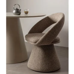 WOOOD Draaibare Eetkamerstoel Winter Beige