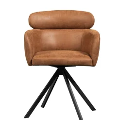 WOOOD Draaibare Eetkamerstoel Fenne Cognac