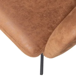 WOOOD Draaibare Eetkamerstoel Fenne Cognac