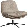 WOOOD Draaifauteuil Arve Beige