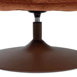 WOOOD Draaifauteuil Elvi Roestbruin