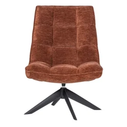 WOOOD Draaifauteuil Jouke Roestbruin