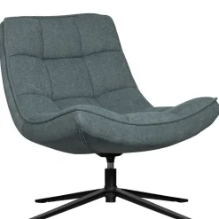 WOOOD Draaifauteuil Maudi Blauw