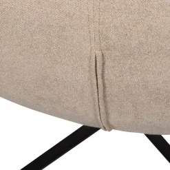 WOOOD Draaifauteuil Maudi Beige