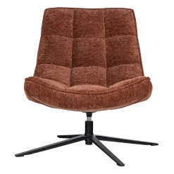 WOOOD Draaifauteuil Maudi Roestbruin