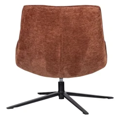 WOOOD Draaifauteuil Maudi Roestbruin