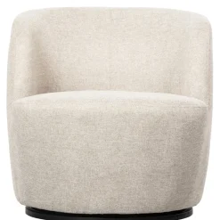 WOOOD Draaifauteuil Serra Crème